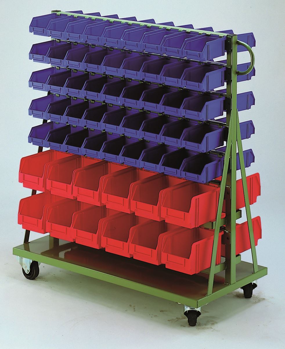 Rolwagens  voor  bakjes