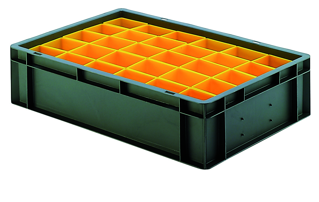 Kofferbakken,  assortiment en  inzetbakjes