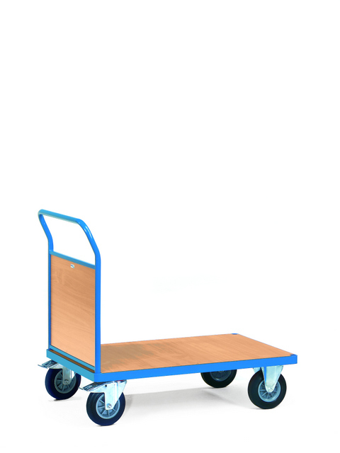 Platformwagens met wanden uit houtvezelplaat