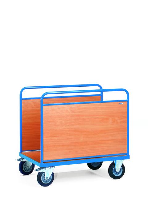 Platformwagen met 2 zijwanden