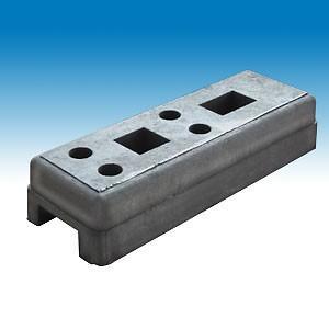 Voeten voor bouwomheining