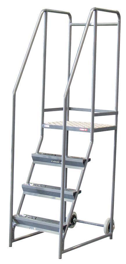 Verrijdbare ladders met platform