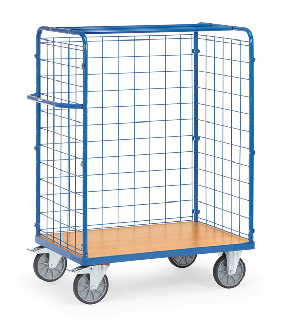 Pakketwagens in gaas