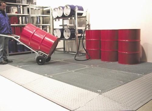 Opvangbakken voor vloeren en machines