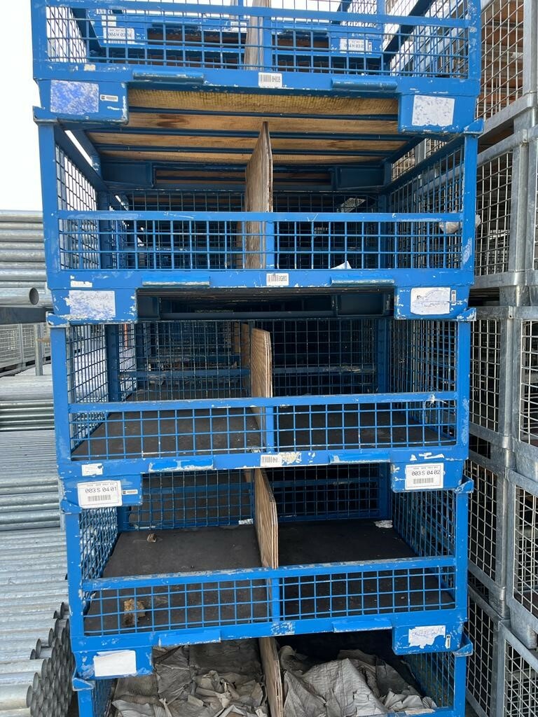 Gaasconainer met half open voorwand